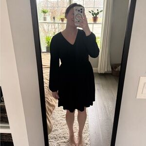 Gap long sleeve a line dress size S